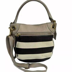 Fossil crossbody shoulderbag Leather Camel brown shoulderbag Purse Handbag